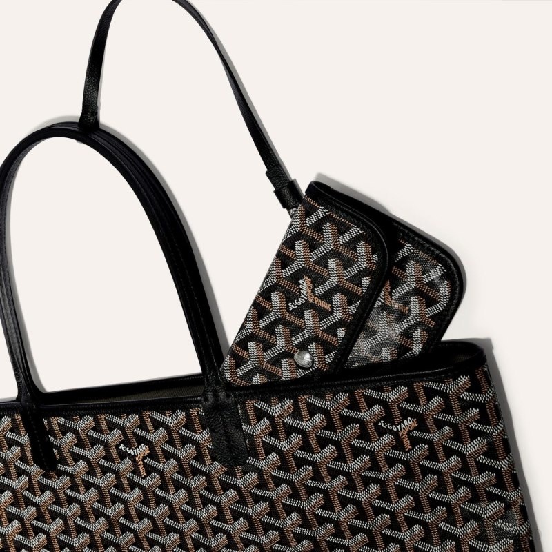 Goyard SAINT LOUIS PM BAG Black | JPXL2272