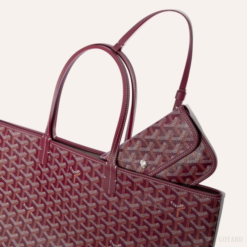 Goyard SAINT LOUIS PM BAG Burgundy | PRMI3918