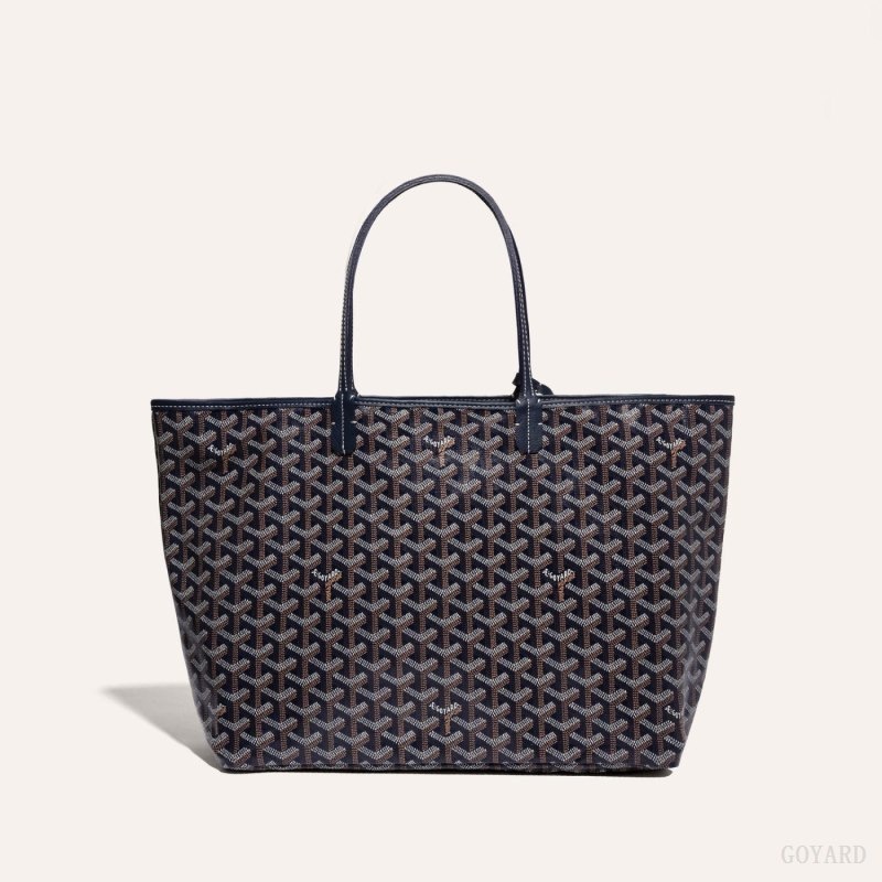 Goyard SAINT LOUIS PM BAG Navy Blue | QIHK6940