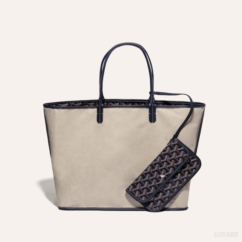 Goyard SAINT LOUIS PM BAG Navy Blue | QIHK6940