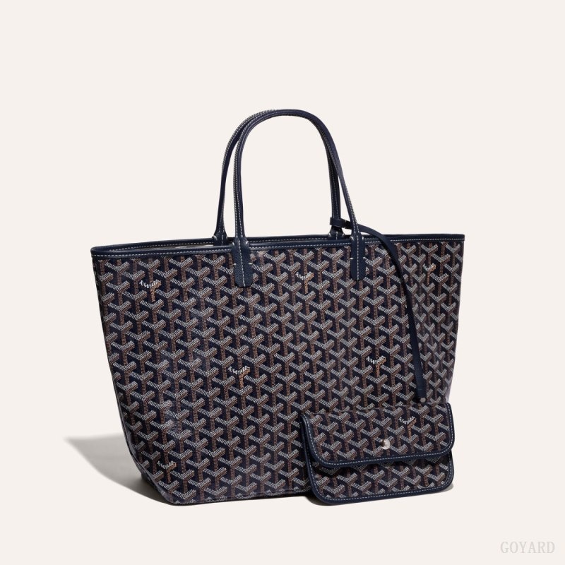 Goyard SAINT LOUIS PM BAG Navy Blue | QIHK6940