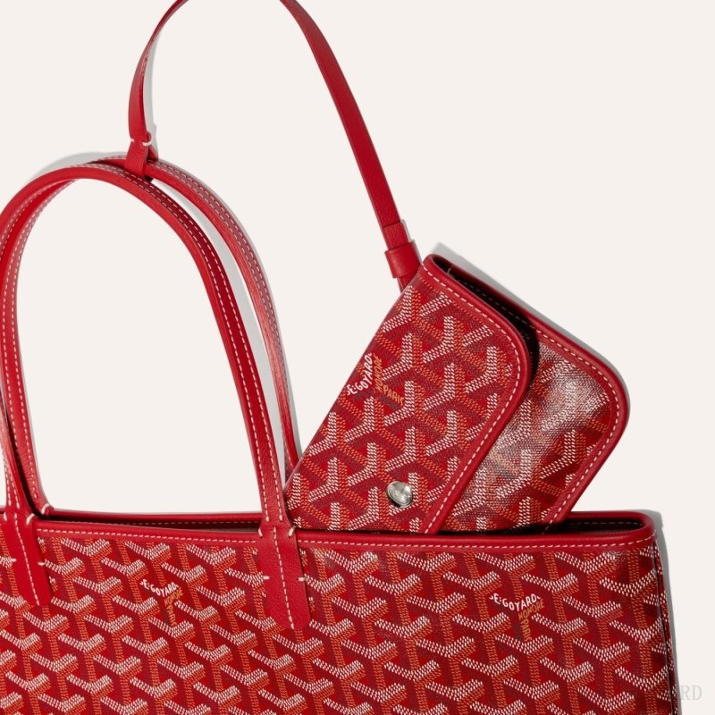 Goyard SAINT LOUIS PM BAG Red | QULJ3461