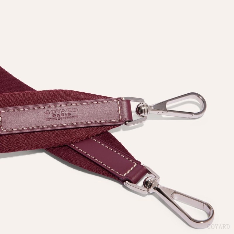 Goyard SANGLE MM STRAP Burgundy | JSGN6401