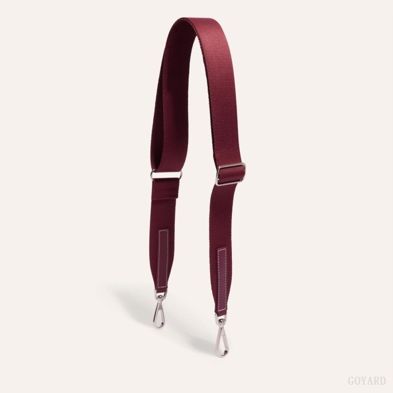 Goyard SANGLE MM STRAP Burgundy | JSGN6401