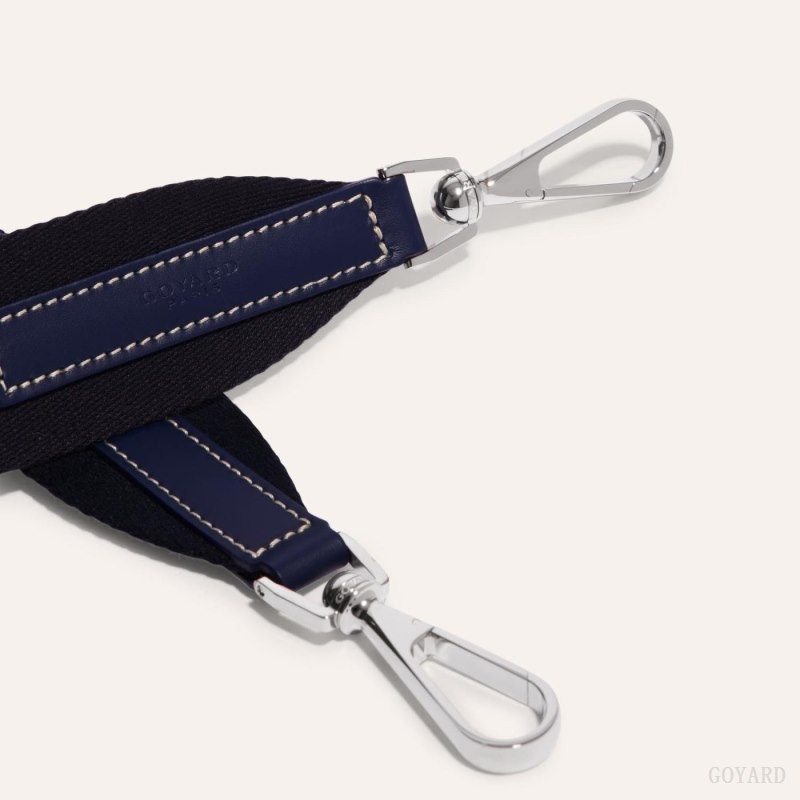 Goyard SANGLE MM STRAP Navy Blue | CVZZ2013