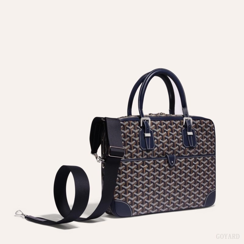 Goyard SANGLE MM STRAP Navy Blue | CVZZ2013