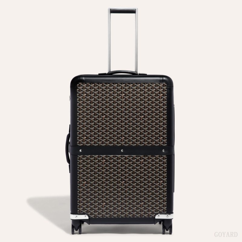 Goyard SATOLAS GM ROLLING SUITCASE Black | UDII2827