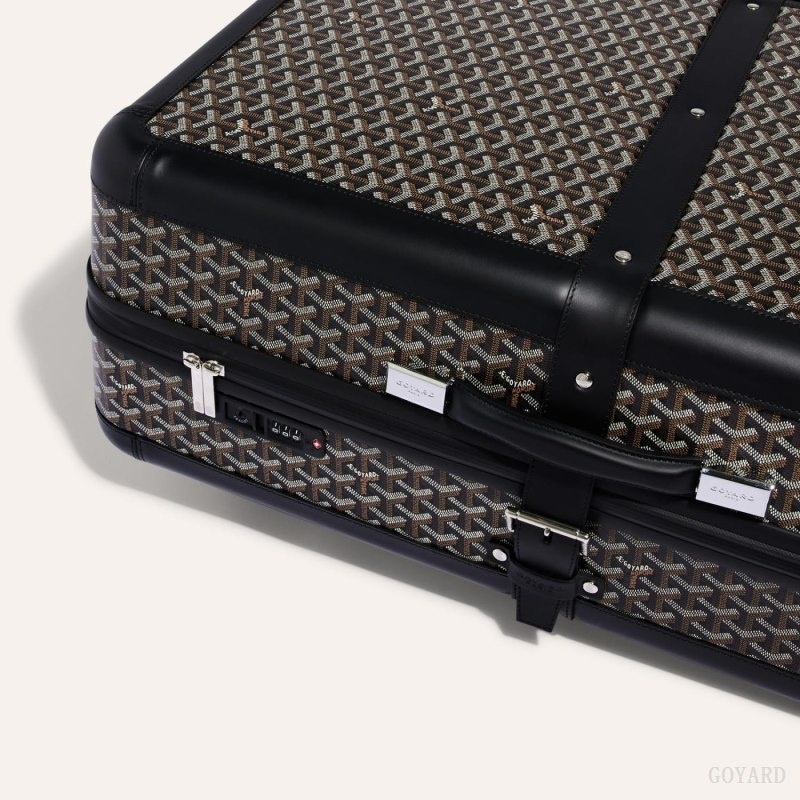 Goyard SATOLAS GM ROLLING SUITCASE Black | UDII2827