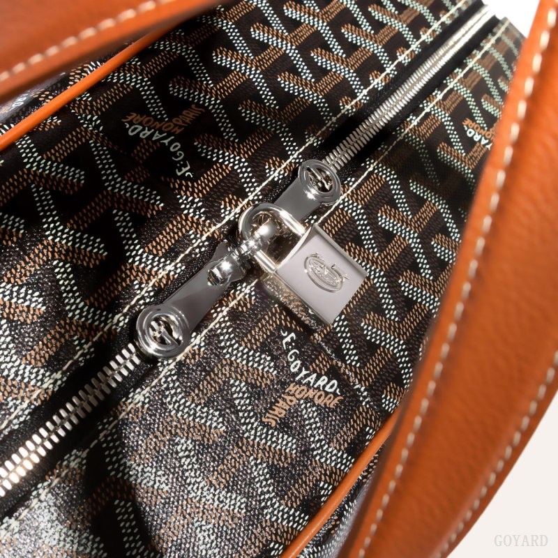 Goyard SAVILE ROW GARMENT BAG Black / Brown | RBRW4528