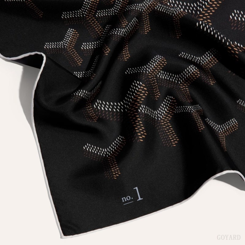 Goyard SCARF N°1 Black | WSEB3422