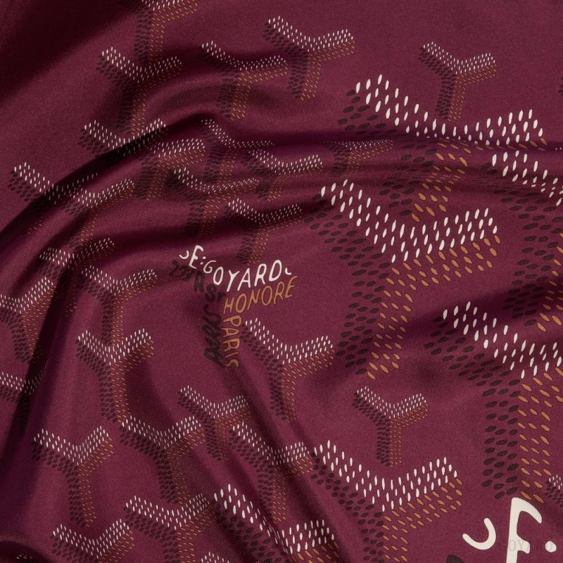 Goyard SCARF N°1 Burgundy | IEPR3997