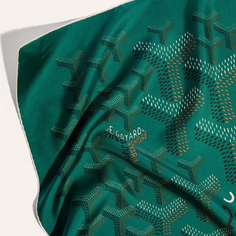 Goyard SCARF N°1 Green | FXOK3842