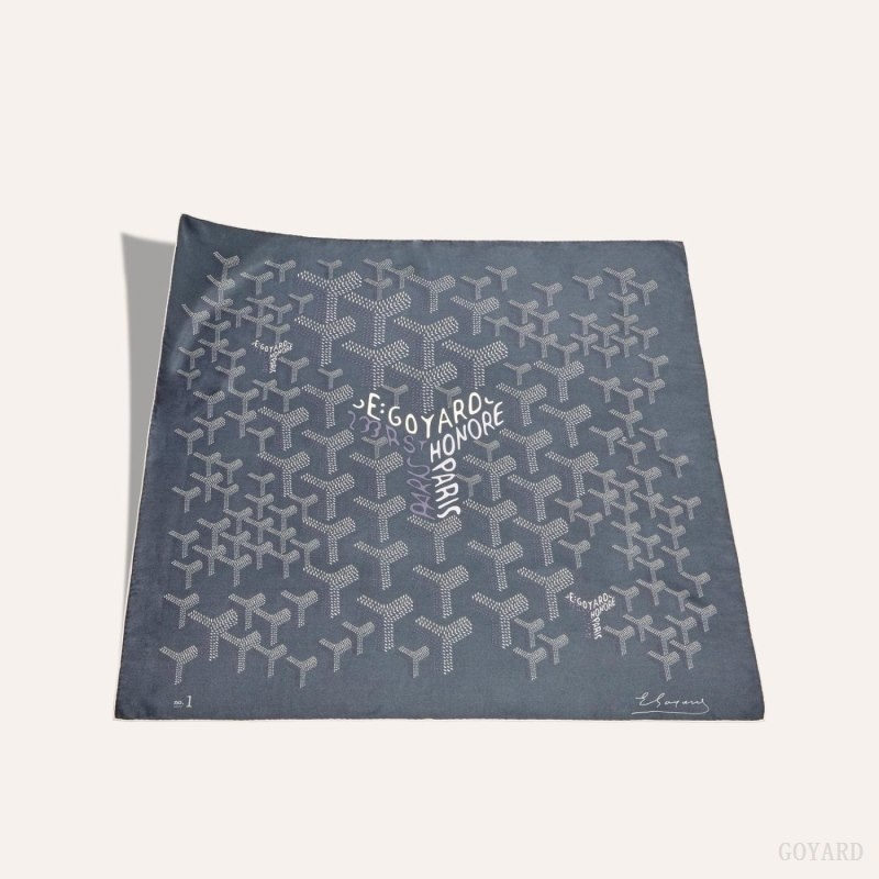 Goyard SCARF N°1 Grey | EWQS8690