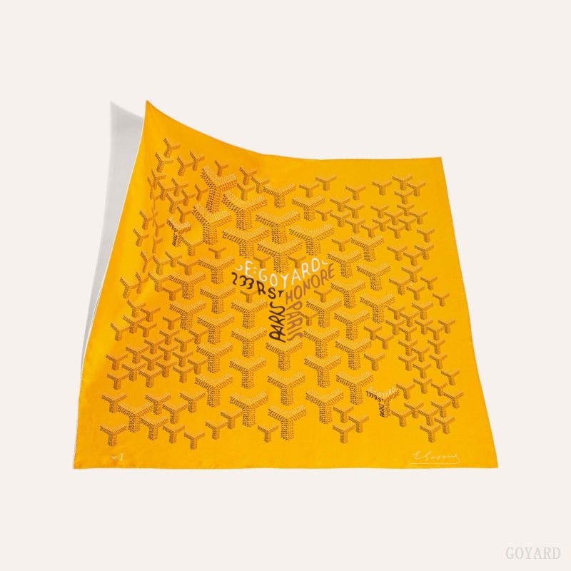 Goyard SCARF N°1 Yellow | LQLV6232