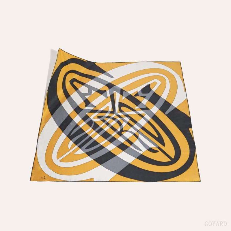 Goyard SCARF N°2 Yellow / Black | DSPP4354