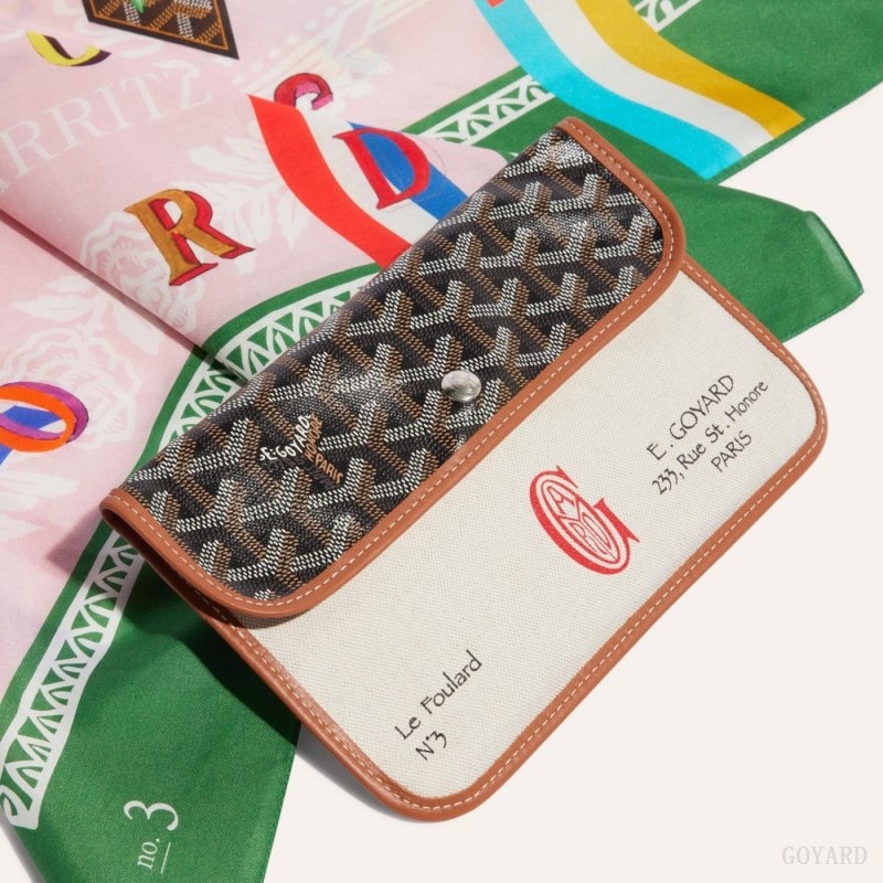 Goyard SCARF N°3 Green / Pink | GINO0485