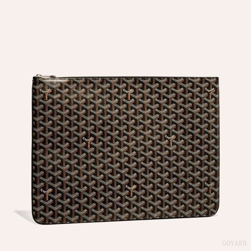 Goyard SENAT GM DOCUMENT CASE Black | EJCZ9364