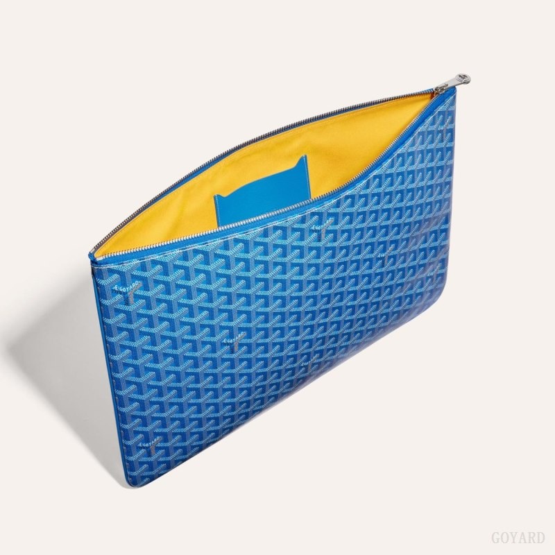 Goyard SENAT GM DOCUMENT CASE Blue | WCJT8215