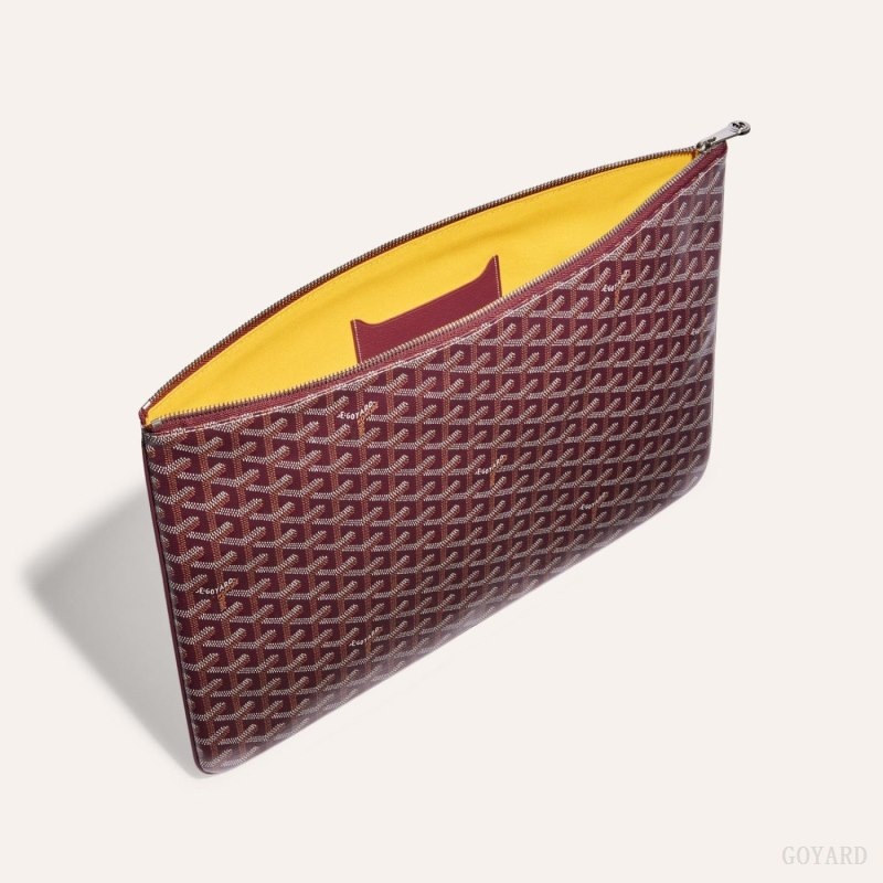 Goyard SENAT GM DOCUMENT CASE Burgundy | XDQA1573