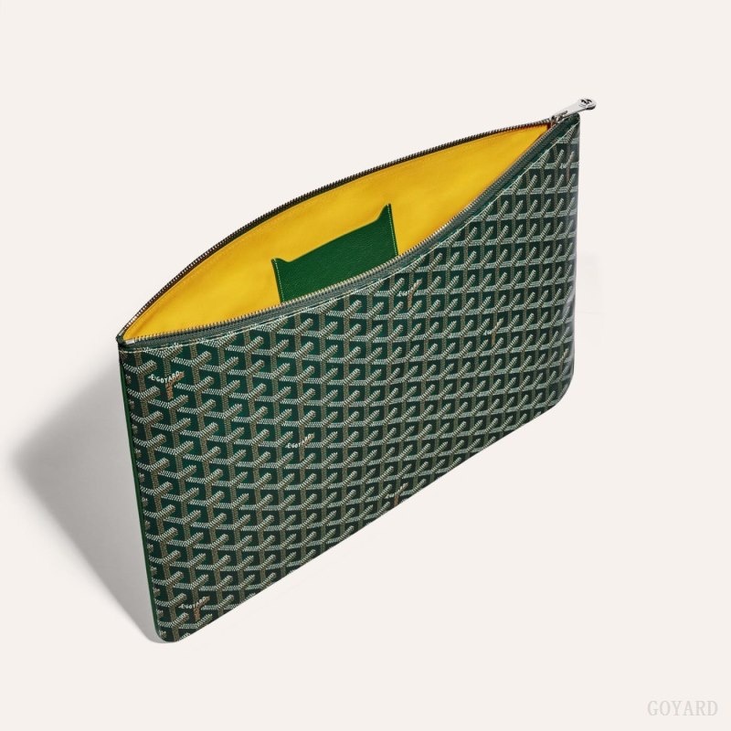 Goyard SENAT GM DOCUMENT CASE Green | UCKN0328