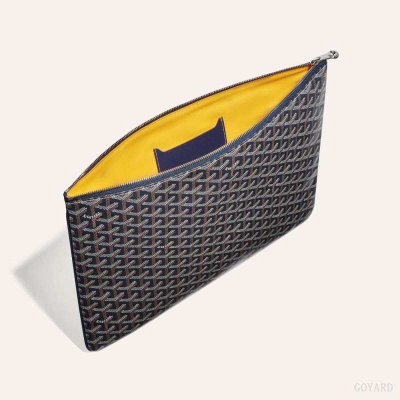 Goyard SENAT GM DOCUMENT CASE Navy Blue | BHUI5463