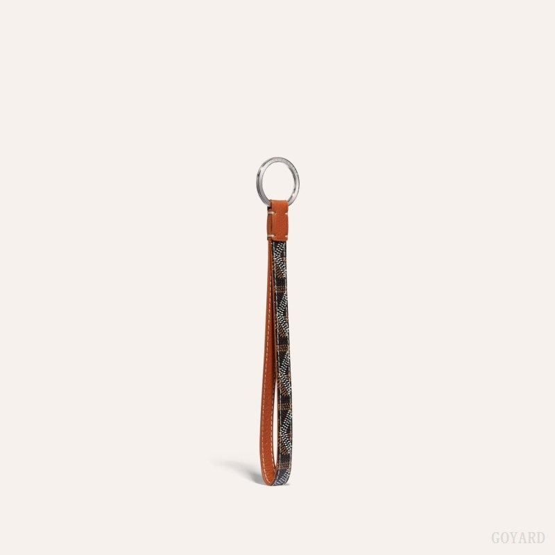 Goyard SESAME KEY RING Black / Brown | CXIY7422