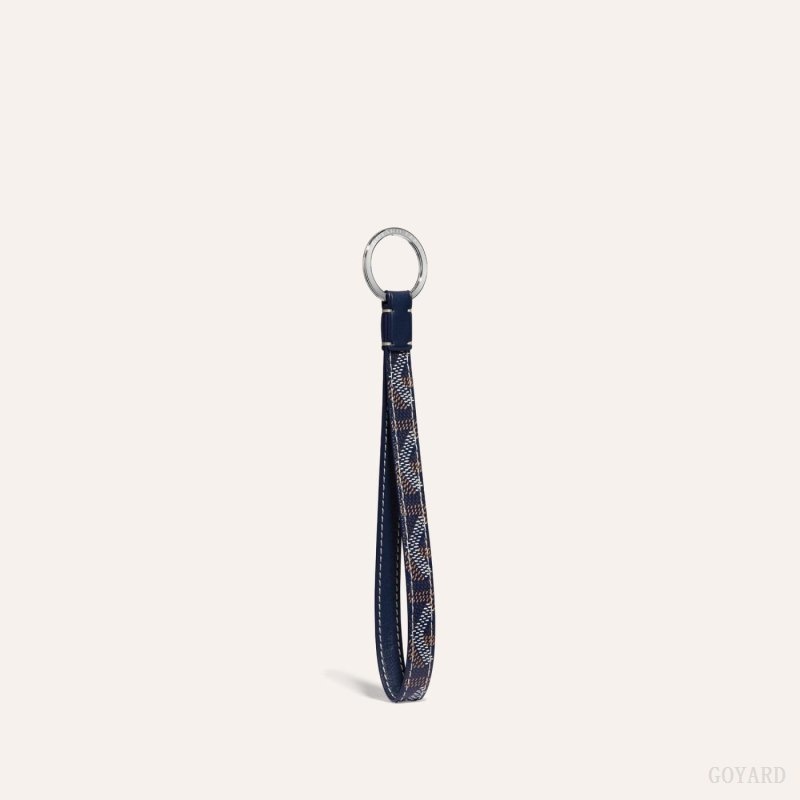 Goyard SESAME KEY RING Navy Blue | ZZKQ1503