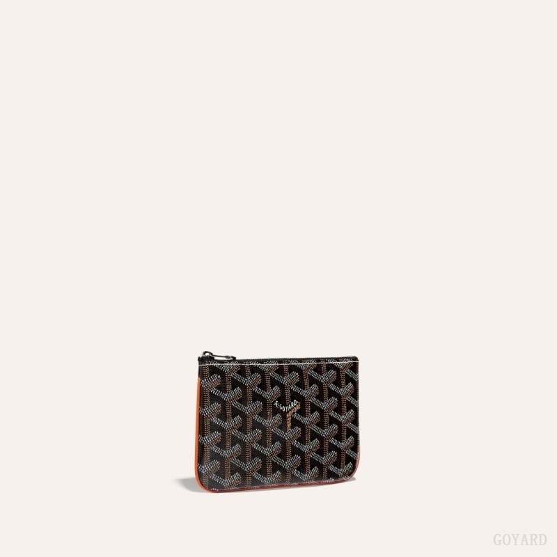 Goyard SÉNAT MINI WALLET Black / Brown | MEMO8455