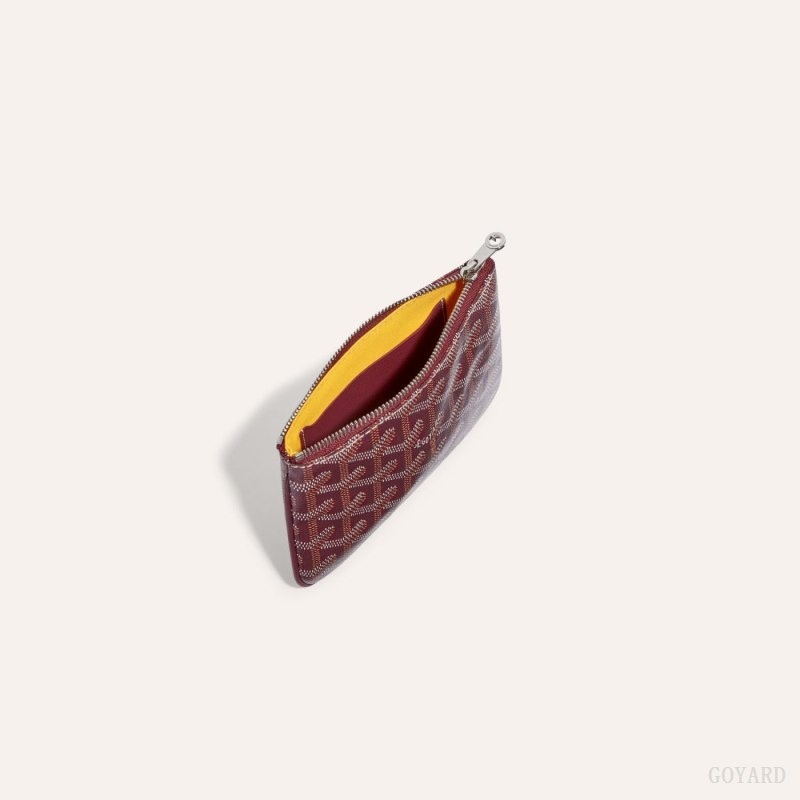 Goyard SÉNAT MINI WALLET Burgundy | AVRE2859