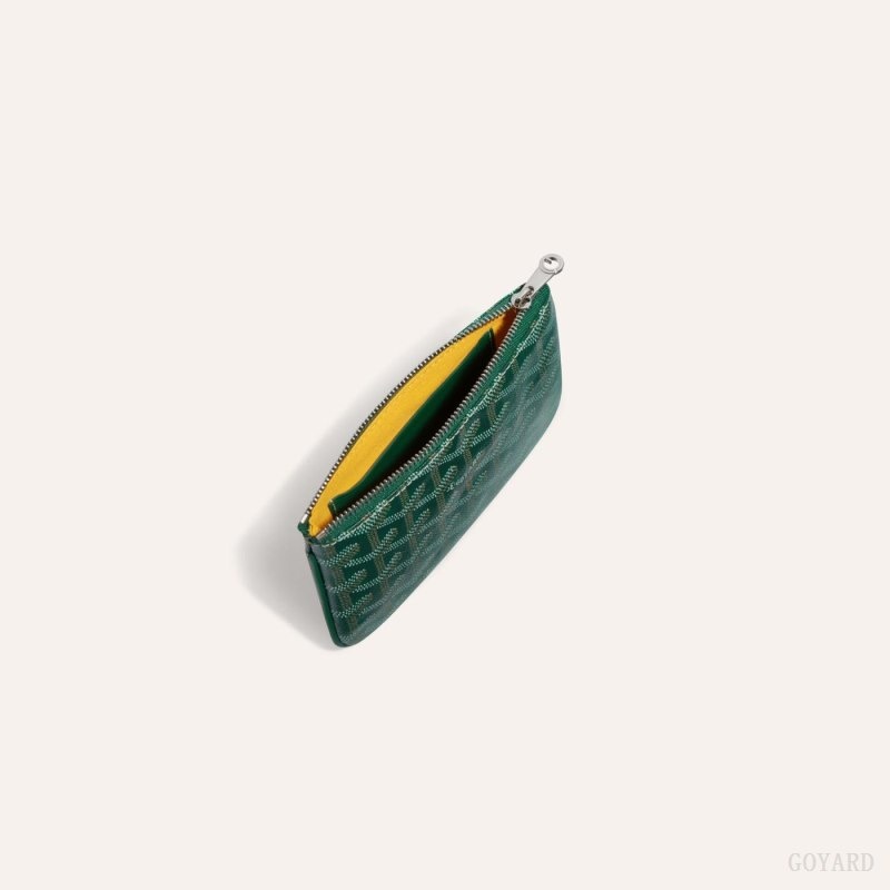 Goyard SÉNAT MINI WALLET Green | XSQX5444