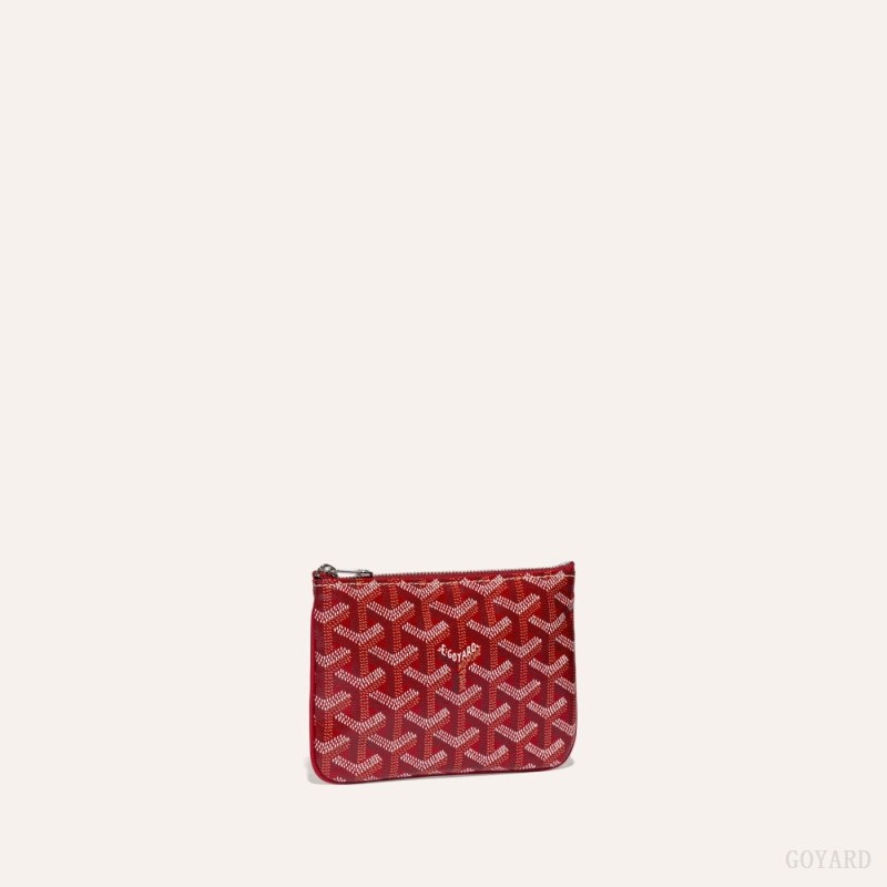 Goyard SÉNAT MINI WALLET Red | ZFZN9918