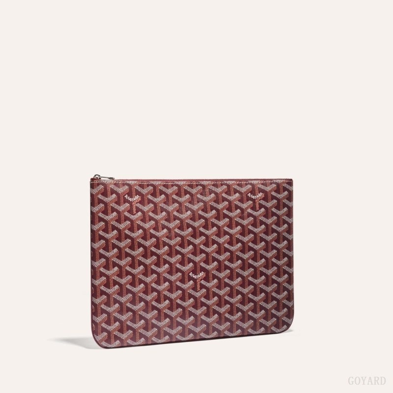 Goyard SÉNAT MM POCKET Burgundy | UTEP2722