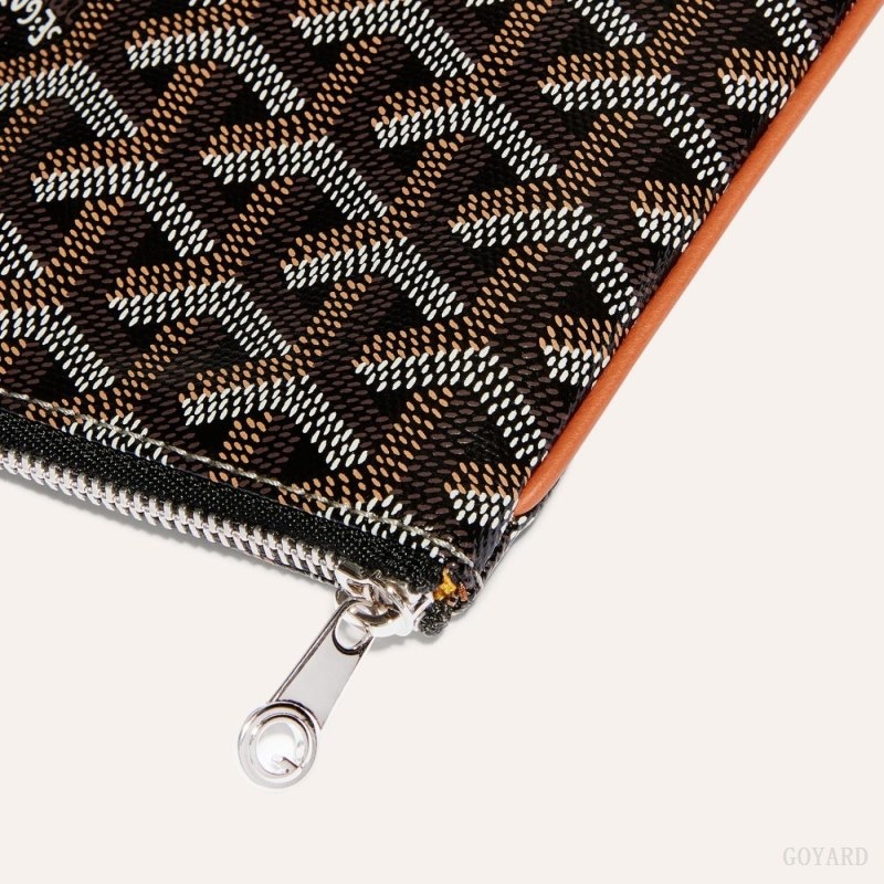 Goyard SÉNAT PM POCKET Black / Brown | CEBZ1091