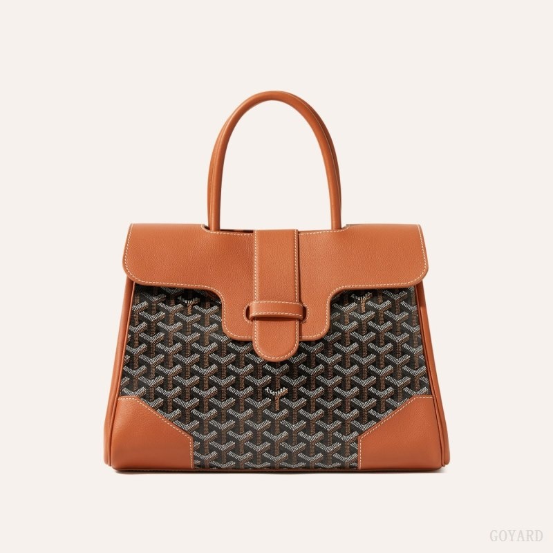 Goyard Saïgon tote bag Black / Brown | VIJM3565