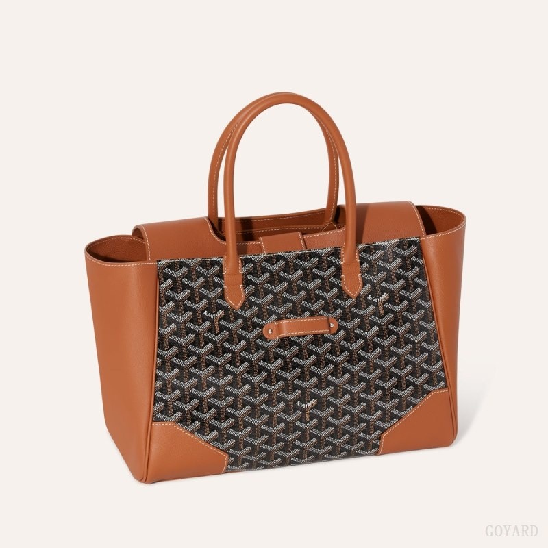 Goyard Saïgon tote bag Black / Brown | VIJM3565