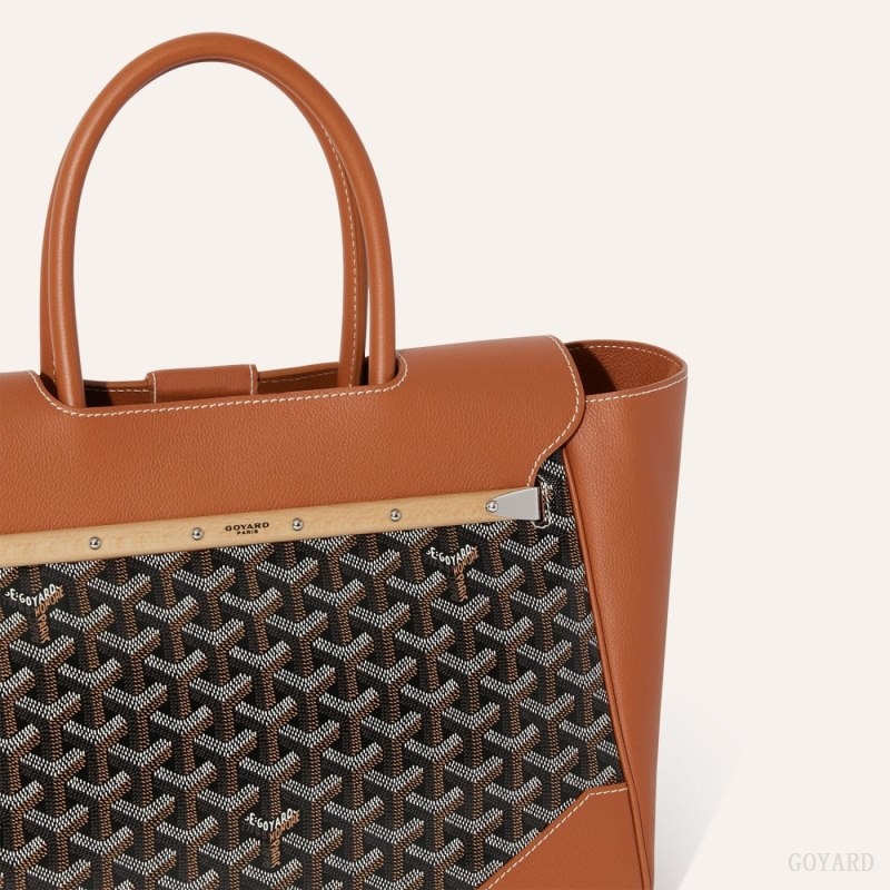 Goyard Saïgon tote bag Black / Brown | VIJM3565