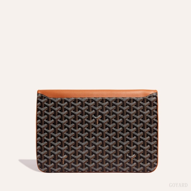 Goyard Sainte-Marie GM Clutch Black / Brown | AWOE2333