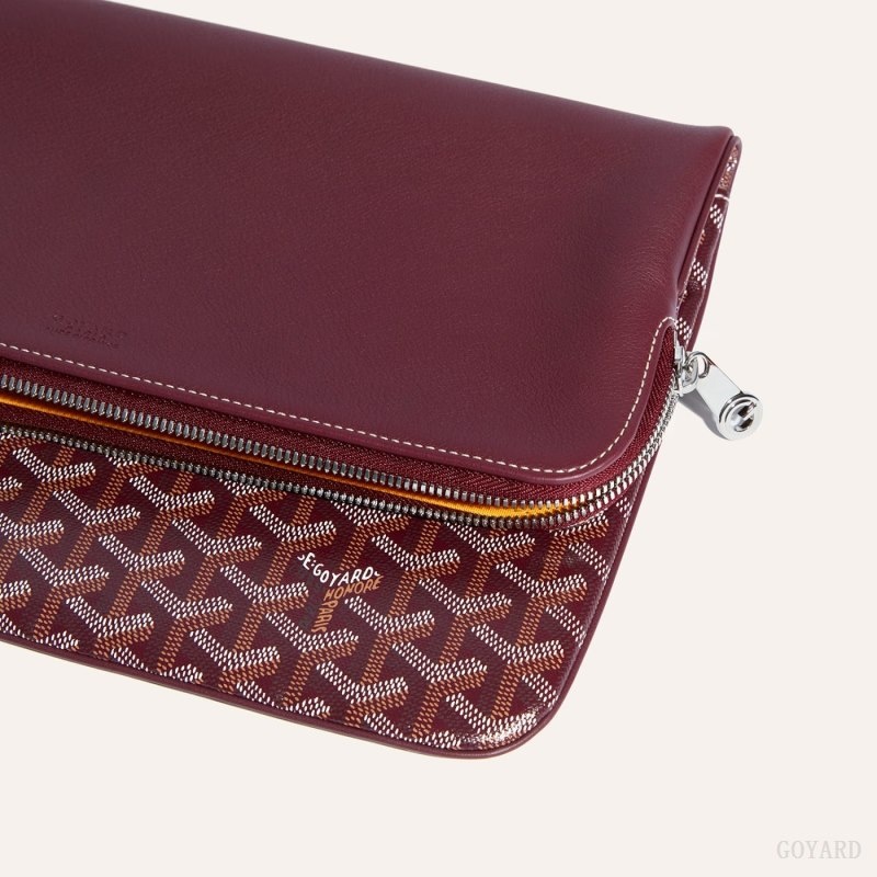 Goyard Sainte-Marie GM Clutch Burgundy | QSSF5258