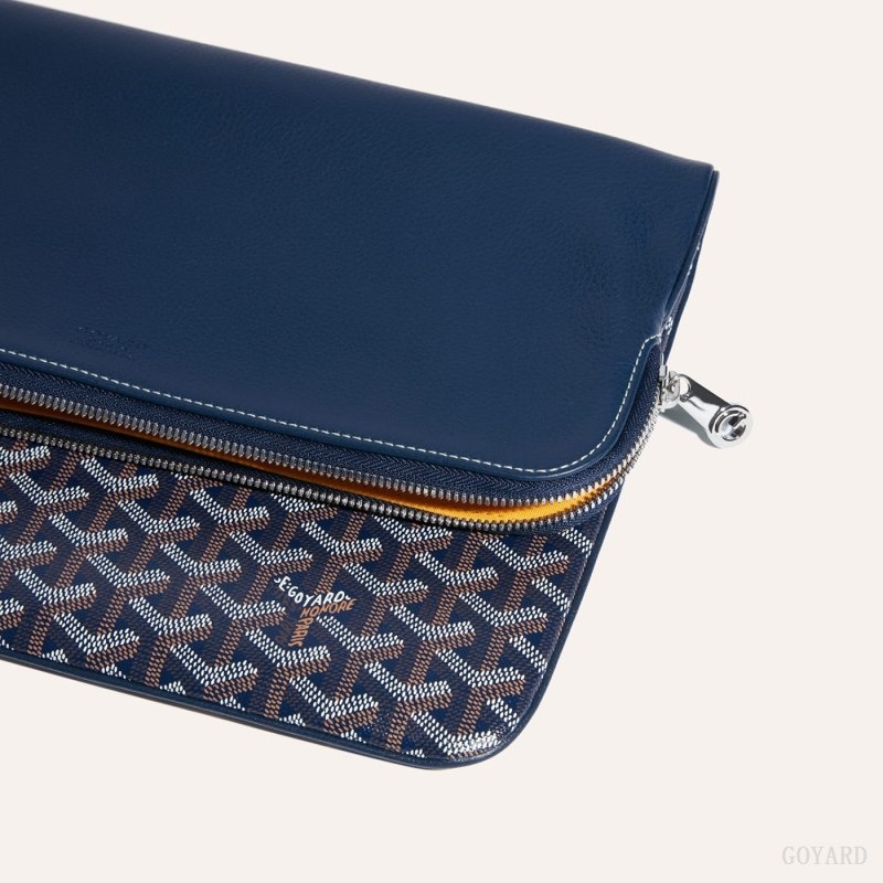 Goyard Sainte-Marie GM Clutch Navy Blue | FMXS0310