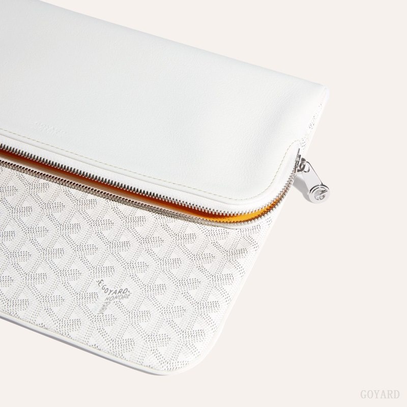 Goyard Sainte-Marie GM Clutch White | HBTF9167