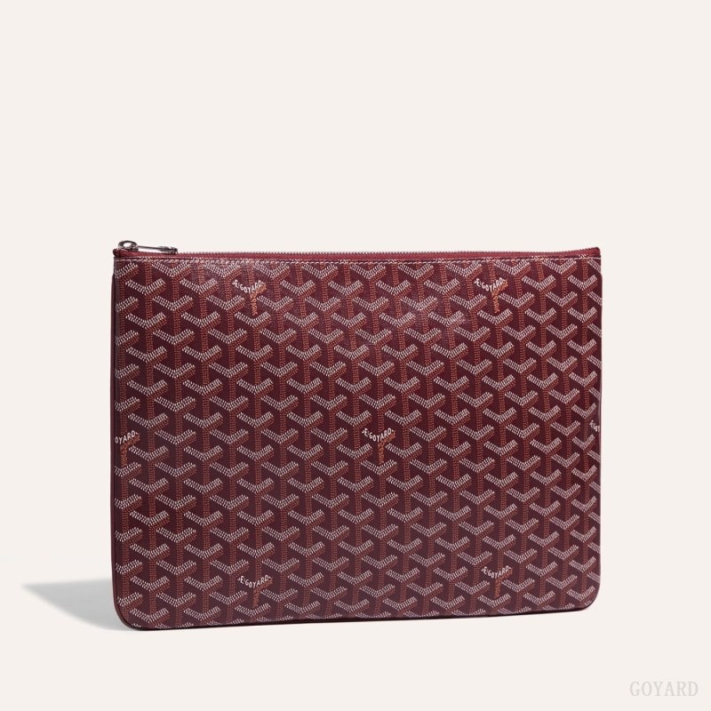 Goyard Sénat MGM Pouch Burgundy | VFOA8111