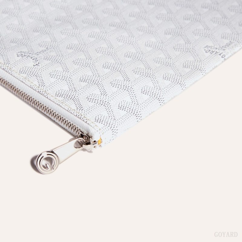 Goyard Sénat MGM Pouch White | CYXG0928