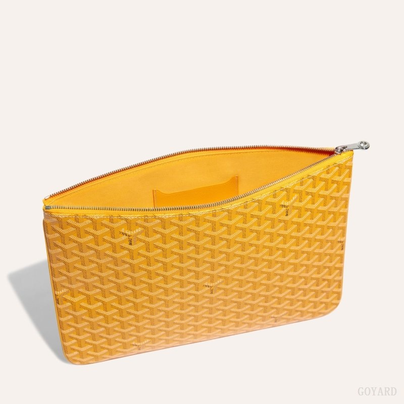 Goyard Sénat MGM Pouch Yellow | TKYL9315