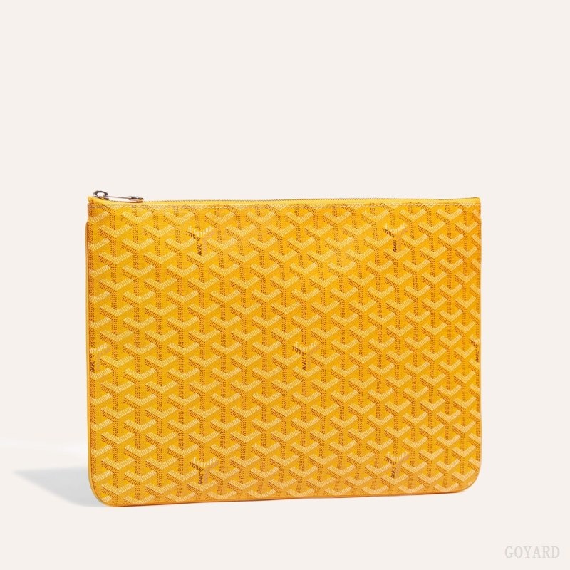 Goyard Sénat MGM Pouch Yellow | TKYL9315