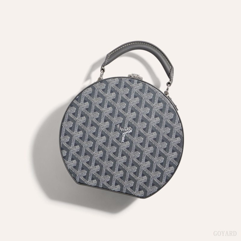 Goyard THE ALTO HATBOX TRUNK BAG Grey | JDXQ9171