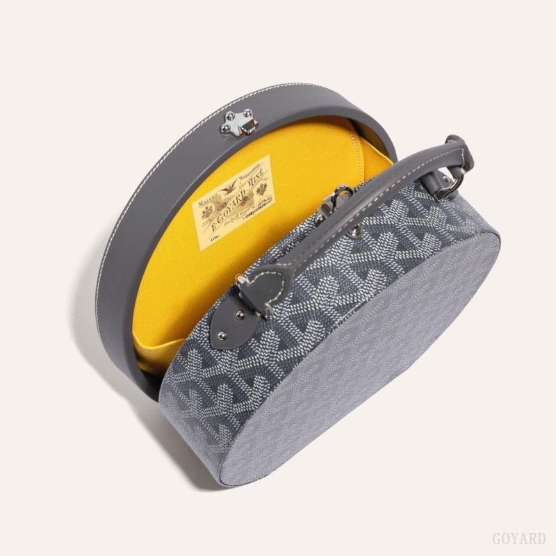 Goyard THE ALTO HATBOX TRUNK BAG Grey | JDXQ9171