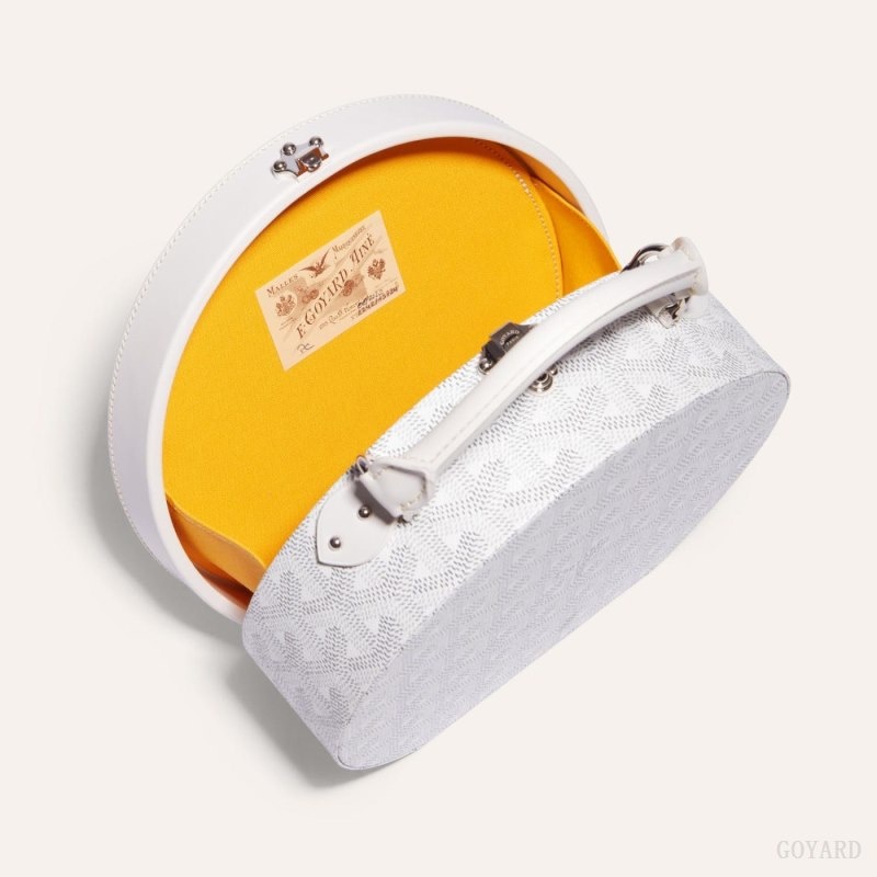 Goyard THE ALTO HATBOX TRUNK BAG White | GLOE3673