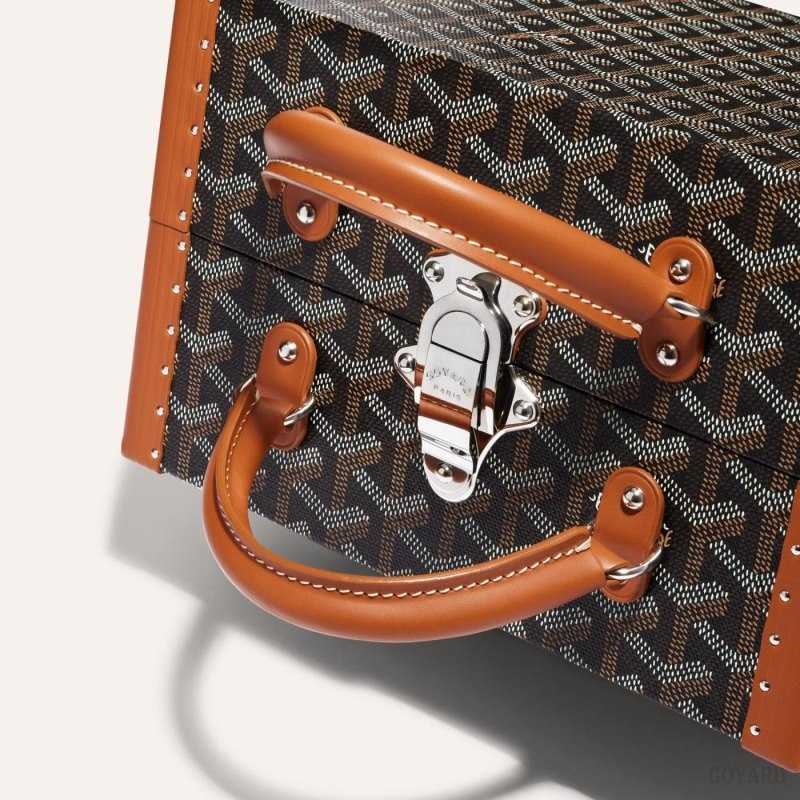 Goyard TRAVEL BOWL Black / Brown | NOBR5469