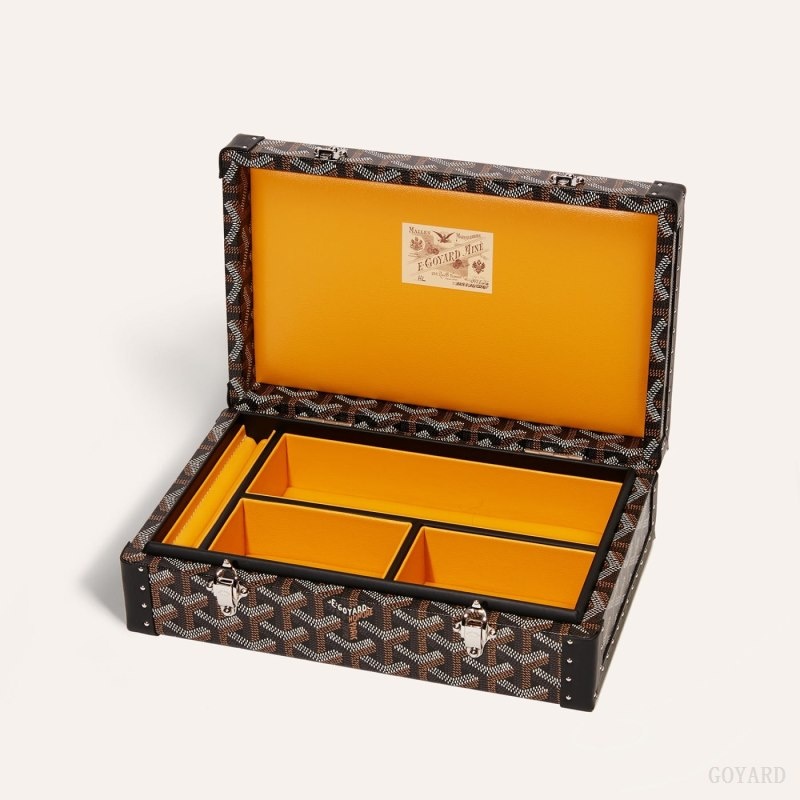 Goyard VENDÔME JEWELLERY CASE Black | ACXP9064