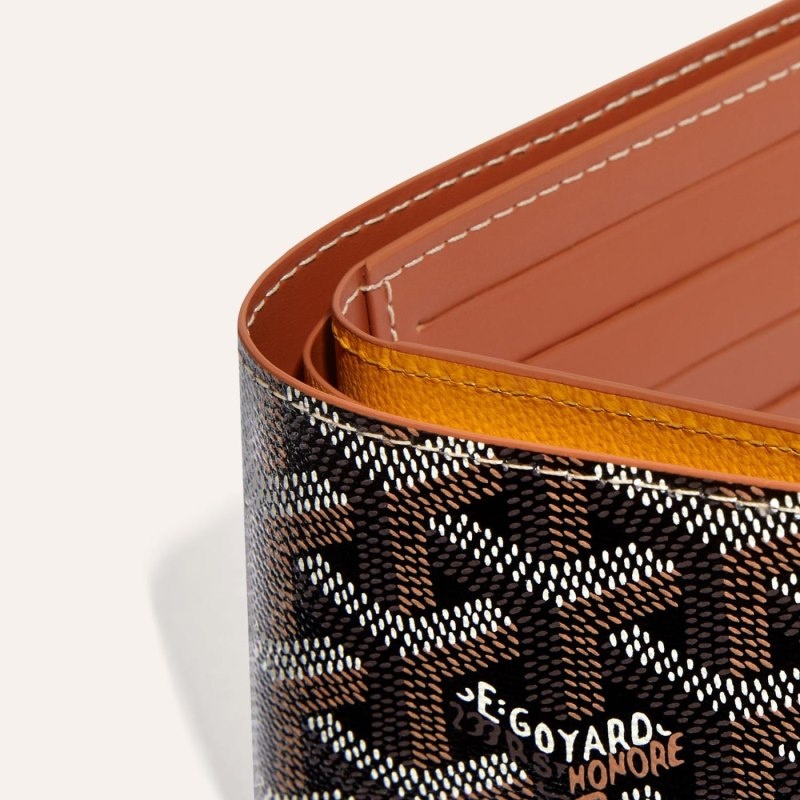 Goyard VICTOIRE WALLET Black / Brown | YHBX9276